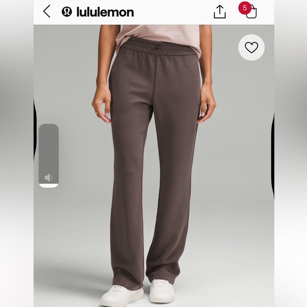 Brown Ribbed Joggers